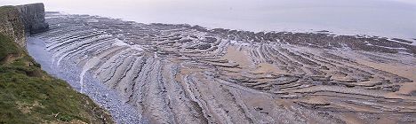 view towards Nash Point, South Glamorgan >